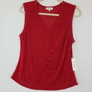NEW Another Love Women's Red Tank Top Stretchy Sz L NWT MSRP $38